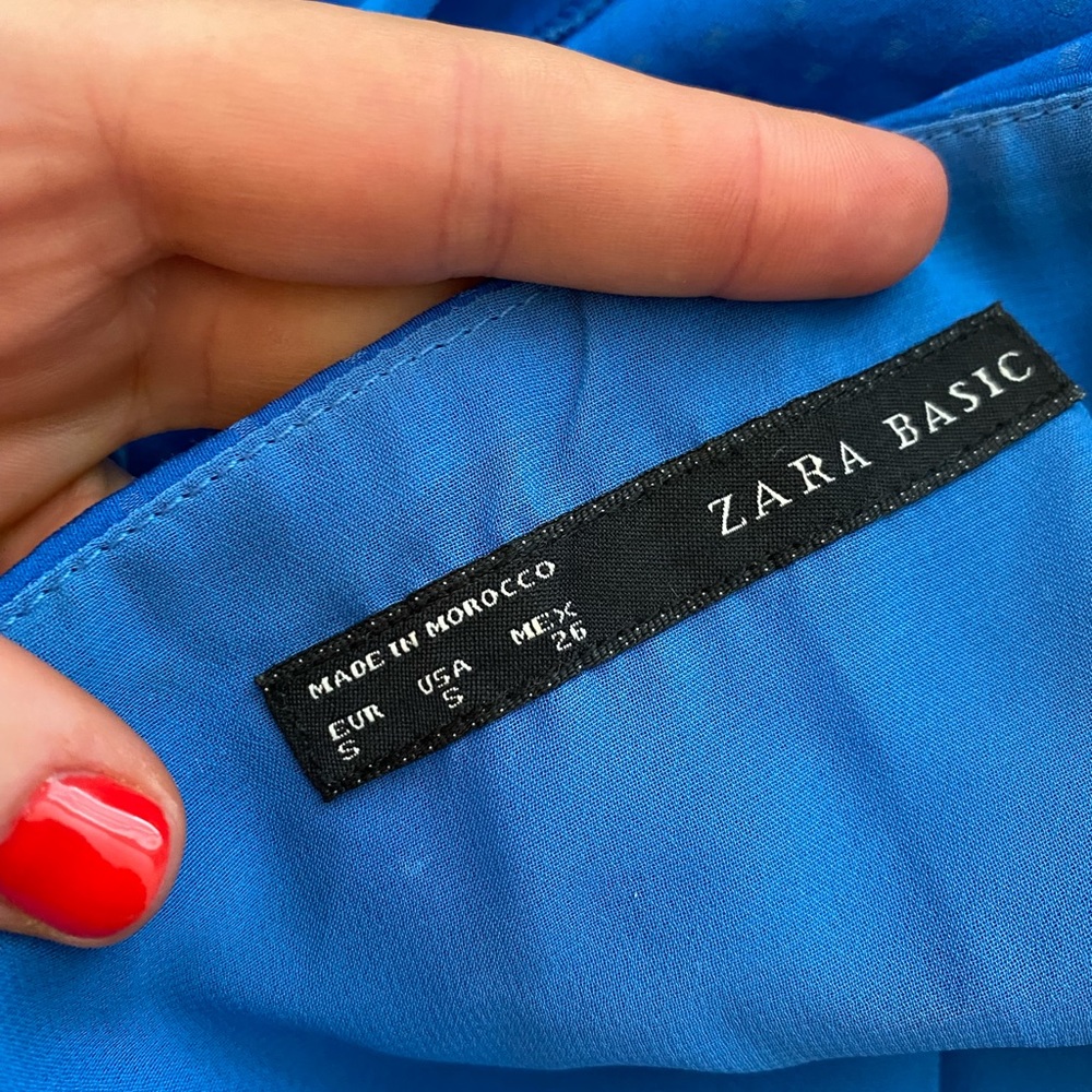 Zara Romper, size small, blue, Great condition - Picture 6 of 8